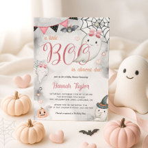 Little Boo Halloween Roze Meisje Ghost Baby shower