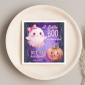 Little boo Halloween roze schattig spook baby show Servet