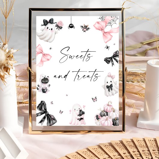 Little Boo Halloween snoepjes en lekkernijen Poster