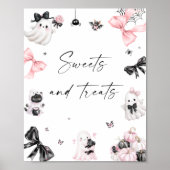 Little Boo Halloween snoepjes en lekkernijen Poster (Voorkant)