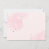 Little Boo Halloween spookmeisje baby shower Bedankkaart (Achterkant)