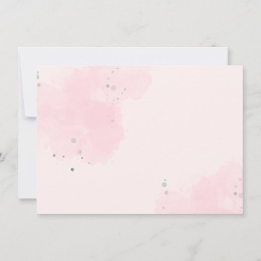 Little Boo Halloween spookmeisje baby shower Bedankkaart (Achterkant)