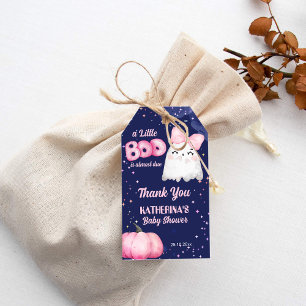 Little boo Halloween spookmeisje baby shower gunst Cadeaulabel