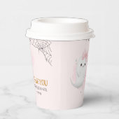 Little Boo Halloween spookmeisje baby shower Papieren Bekers (Rechts)