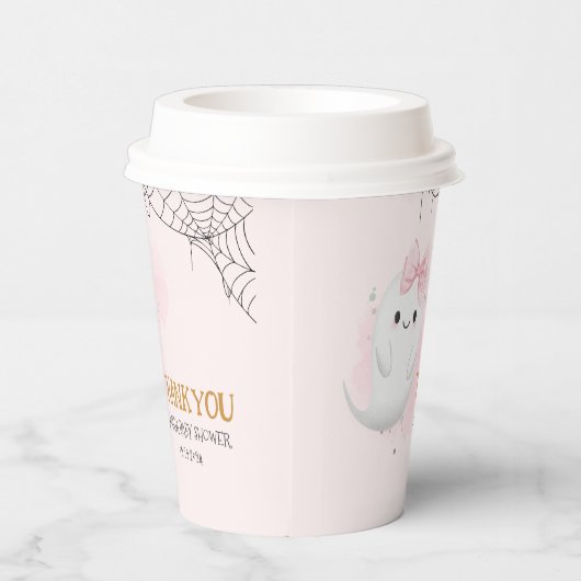 Little Boo Halloween spookmeisje baby shower Papieren Bekers (Rechts)