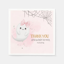 Little Boo Halloween spookmeisje baby shower Servet