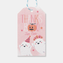 Little Boo Halloween Verjaardag Dank je wel Cadeaulabel