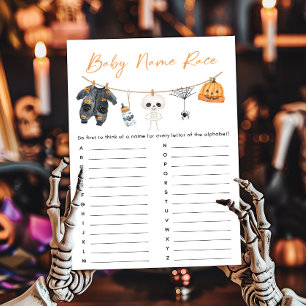 Little Boo Halloween Waslijn Baby Naam Wedstrijd 