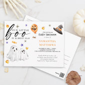 Little Boo Halloween Waterverf Baby shower Briefkaart