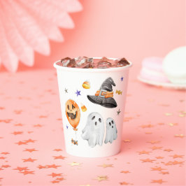 Little Boo Halloween Waterverf Baby shower Papieren Bekers