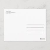 Little Boo Halloween Waterverf Baby shower zwart Briefkaart (Achterkant)