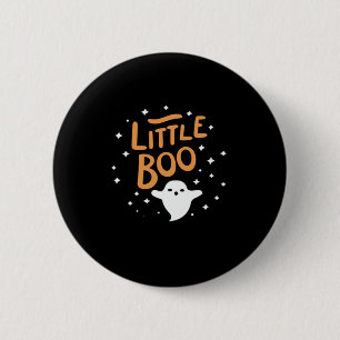 Little Boo, Happy Halloween Classic Ronde Button 5,7 Cm