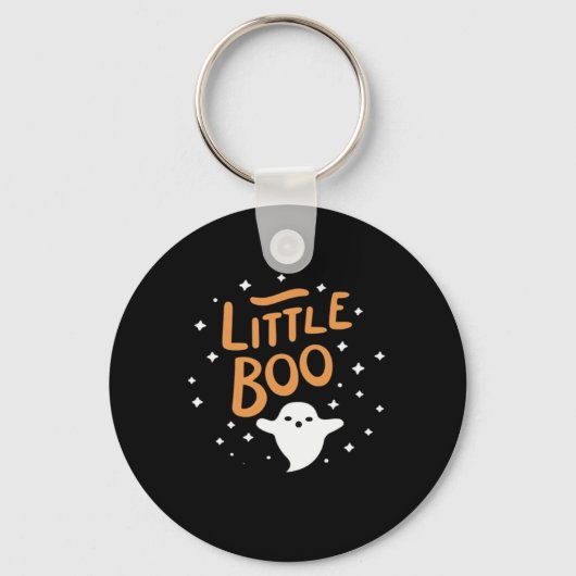 Little Boo, Happy Halloween Classic Sleutelhanger (Voorkant)