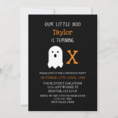 Little Boo Herfst Halloween Birthday Kaart (Voorkant)