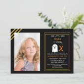 Little Boo Herfst Halloween Birthday Kaart (Staand voorkant)