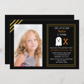 Little Boo Herfst Halloween Birthday Kaart (Voorkant / Achterkant)