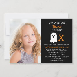 Little Boo Herfst Halloween Birthday Kaart