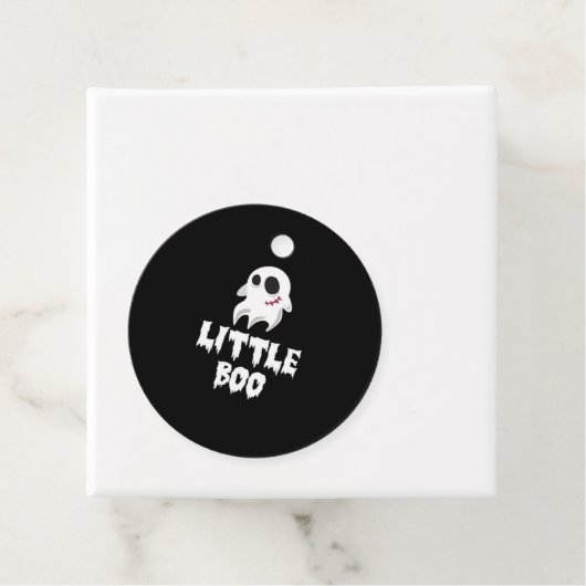 Little Boo In Halloween Cool Graphic Bedankjes Labels (In situ)