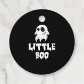 Little Boo In Halloween Cool Graphic Bedankjes Labels (Voorkant)