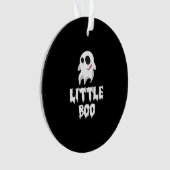 Little Boo In Halloween Cool Graphic Ornament (voorkant)