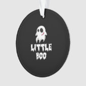 Little Boo In Halloween Cool Graphic Ornament (voorkant)