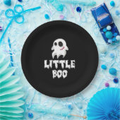 Little Boo In Halloween Cool Graphic Papieren Bordje (Feest)
