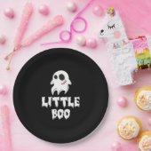 Little Boo In Halloween Cool Graphic Papieren Bordje (Feest)