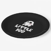 Little Boo In Halloween Cool Graphic Papieren Bordje (Gekanteld)