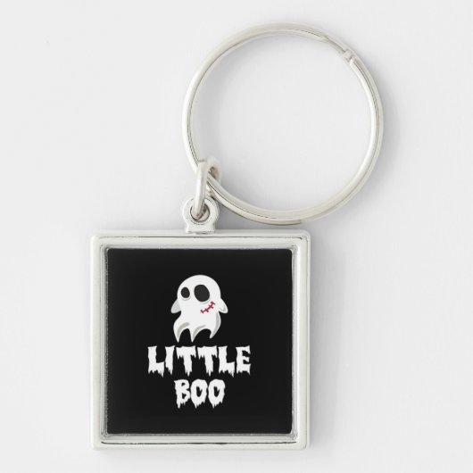 Little Boo In Halloween Cool Graphic Sleutelhanger (Voorkant)
