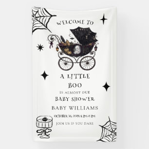Little Boo Is Almost Due Baby Shower Slinger Spandoek