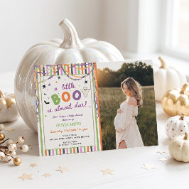 Little Boo is Almost Due Baby Shower Uitnodiging