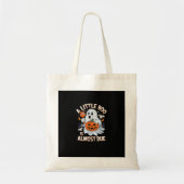 Little Boo Is Almost Due Cute Halloween Pregnancy  Tote Bag (Voorkant)