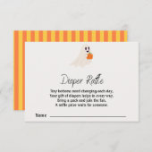 Little Boo Is Almost Due Halloween Baby Shower Informatiekaartje (Voorkant / Achterkant)