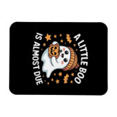 Little Boo Is Almost Due Halloween Zwangerschapsaa Magneet (Horizontaal)