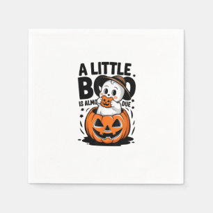 Little Boo Is Almost Due Schattige Halloween Zwang Servet