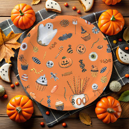 Little Boo is bijna het gevolg van Baby shower Papieren Bordje