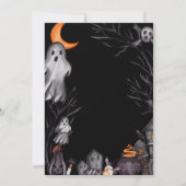 Little Boo is bijna het gevolg van Halloween Baby  Kaart (Achterkant)