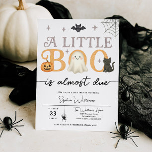 Little Boo is bijna het gevolg van Halloween Baby Kaart