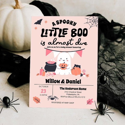 Little Boo is bijna het gevolg van Halloween Baby  Kaart