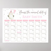 Little Boo is bijna jarig Baby shower Poster (Voorkant)