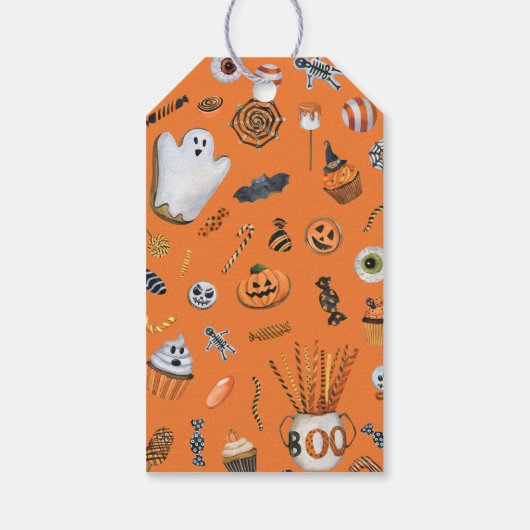 Little Boo is bijna jarig met Halloween Cadeaulabel (Achterkant)