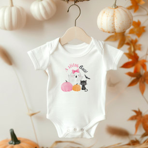 Little Boo is bijna jarig roze baby shower Romper