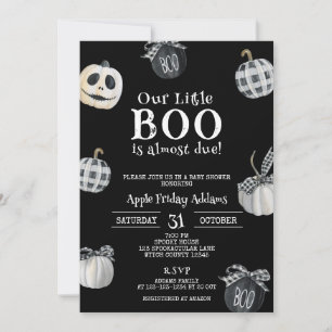 Little BOO is bijna klaar, Halloween Baby shower Kaart