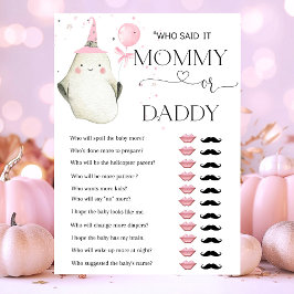 Little Boo is bijna te wijten aan Baby shower game