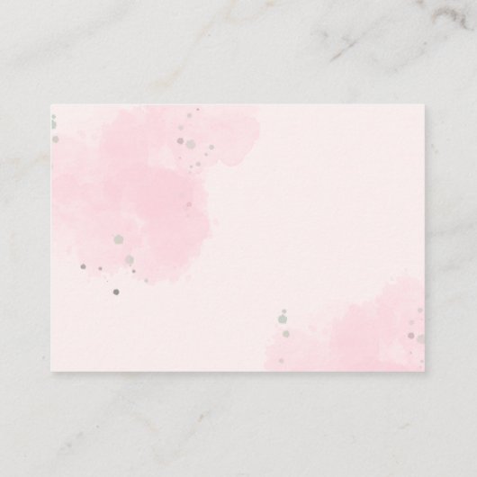 Little Boo is bijna te wijten aan Baby shower luie Informatiekaartje (Achterkant)