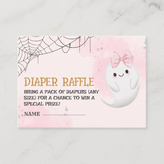 Little Boo is bijna te wijten aan Baby shower luie Informatiekaartje (Voorkant)