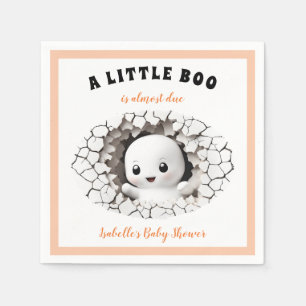 Little Boo is bijna te wijten aan Ghost Baby showe Servet