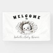 Little Boo is bijna te wijten aan grappige Baby sh Spandoek (Horizontaal)
