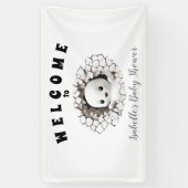 Little Boo is bijna te wijten aan grappige Baby sh Spandoek (Verticaal)