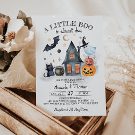 Little Boo is bijna te wijten aan Halloween Baby s Kaart